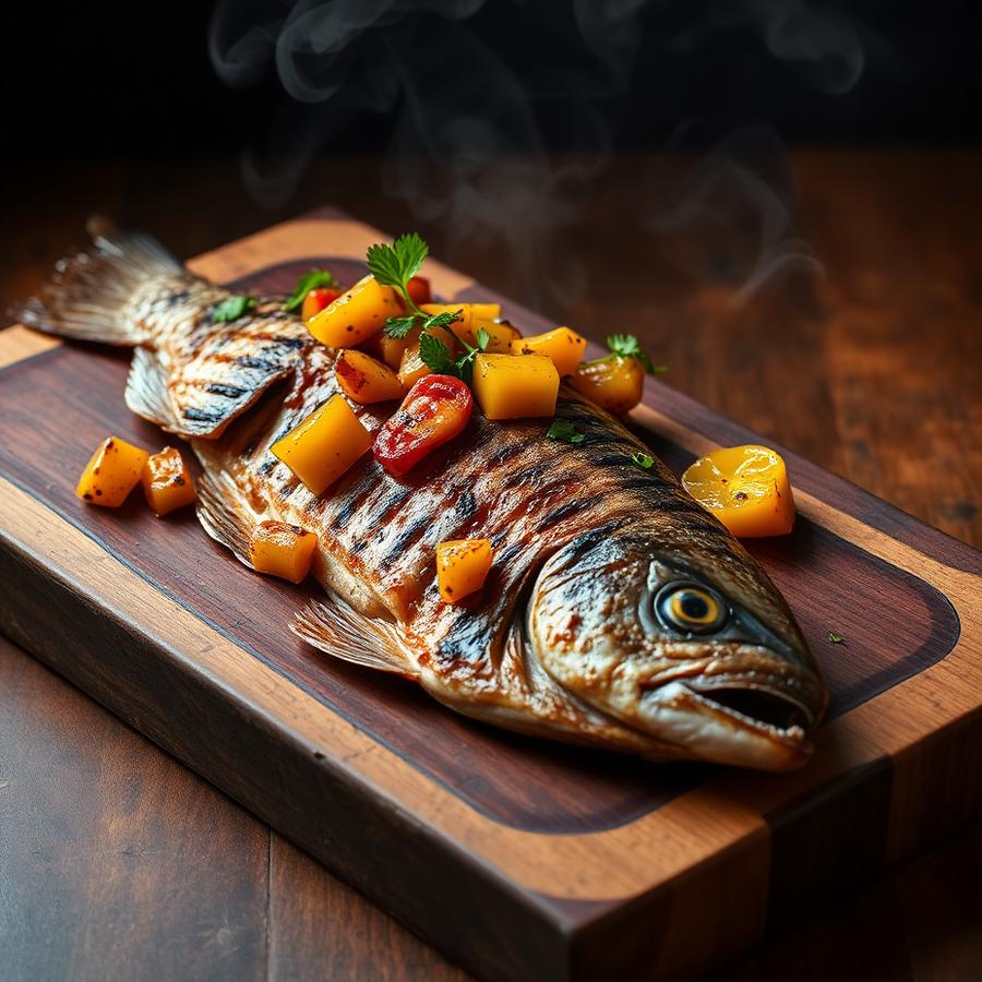 Grilled Tilapia & Plantain